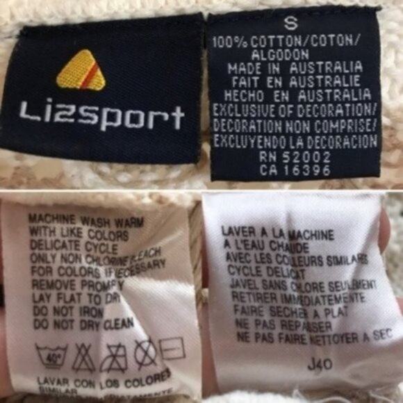 Vintage Chunky Knit Cozy Sweater Winter Fair Isle Style Stripe Sequin Lizsport S - Picture 4 of 7